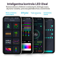 Lampki choinkowe LED RGBIC – Bluetooth z pilotem na Boże Narodzenie, wesela i imprezy (5–20 m)